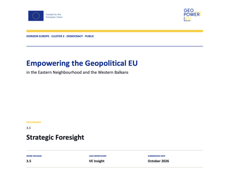 EU Strategic Foresigh VE Insight cover